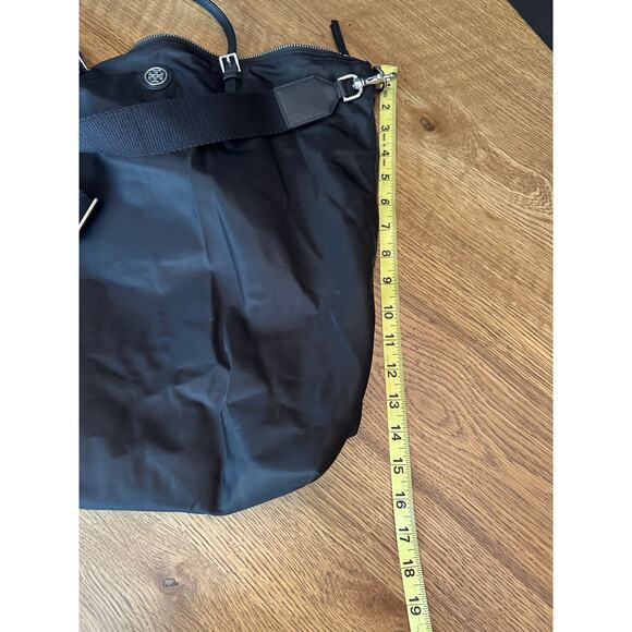 NWT Tory Burch $(328) Nylon Virginia Tote Bag Black - Picture 10 of 11